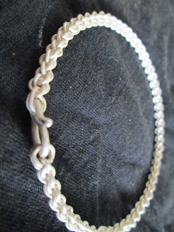 Long life rope This life rope is not a bracelet China knot diy braided sterling silver soft bracelet
