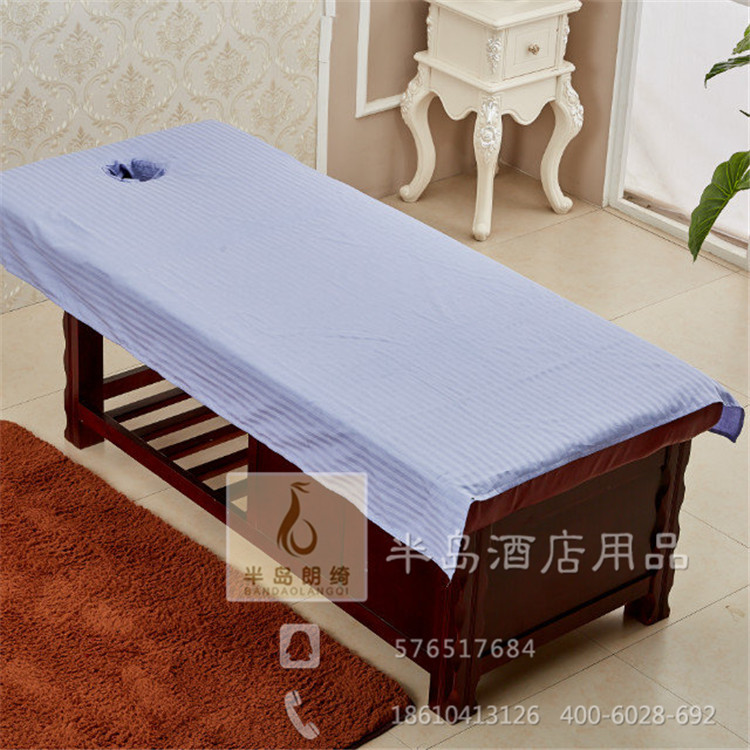 Khuyến mãi Khăn trải giường làm đẹp bằng vải bông Thẩm mỹ viện trải giường bộ ga giường
