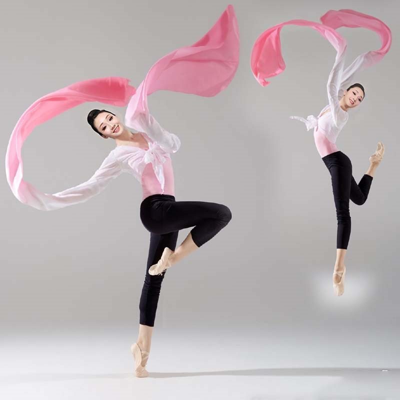 Water sleeve blouses female throng dance suit classical dance sleeveless performance The opera Tibetan children's sleeves play out ~ - Taobao