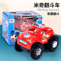 Childrens automatic roll-over caravan for trick car male girls toy car electric car racing puzzle toy