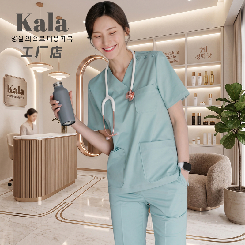 Korean-Style High-End Plastic Surgery Hospital Nurse Uniform Quick-Drying Scrub Suit Dental Medical Beauty Two-Piece Set for Men and Women Korean-Style High-End Plastic Surgery Hospital Nurse Uniform Quick-Drying Scrub Suit Dental Medical Beauty Two-Piece Set for Men and Women