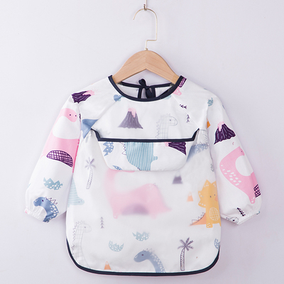 防水防脏宝宝纯棉罩衣围裙