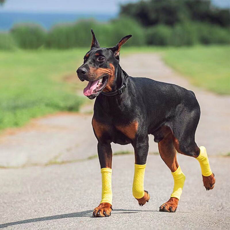 Dog Pet Leg Warmers Autumn and Winter Knee Socks Bichon Frize Warm Doberman Large Dog Joint Protection Outdoor Dustproof Socks