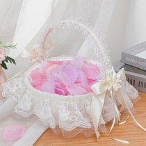 Wedding Wedding Flower flower basket bridesmaid Petal Hand Candy Basket Festival Dancing Performance Props Basket