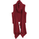 Linen high collar shawl irregular vest for women spring 2024 new outer style literary short ethnic style vest vest