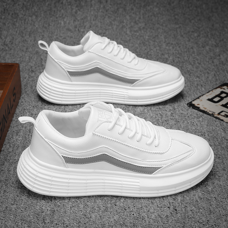 Hong Kong Chaobou Men's shoes Summer breathable new casual shoes Men's Korean version 100 lap sails cloth shoes genuine leather little white shoes men