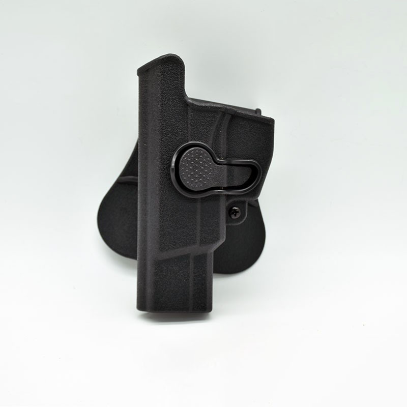 The new left-handed 92 tactical quick-pull waist sleeve presents a waist splint plastic-steel rotatable holster left-handed training competition