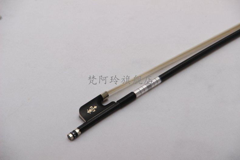 Carbon fiber cello bow graphite fiber playing bow straight toughness good elastic strong natural horsetail