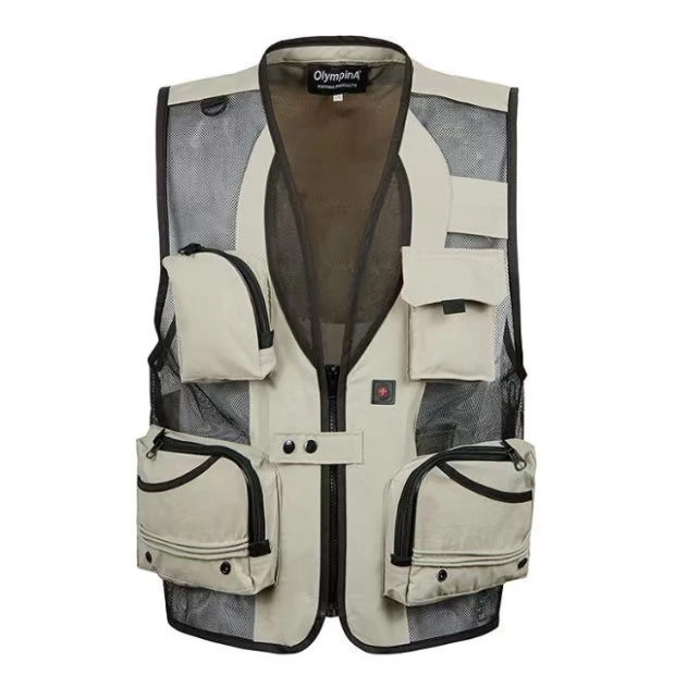 Đa chức năng áo thoáng khí giám đốc máy ảnh leo núi câu cá du lịch quần áo nhóm quần áo áo vest vest mới - Dệt kim Vest