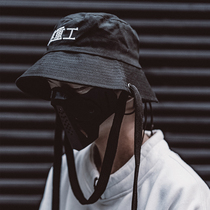 Bereavement Jiye Heavy Industry trendy male fisherman hat street hip-hop trend streamer male and female hats