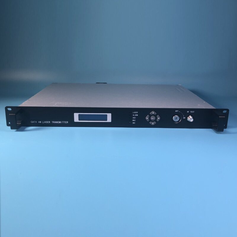 Jet 1310nm Optical Transmitter 2mw Cable TV System Optical Reception Fiber Optic Transmitter Front End Converter
