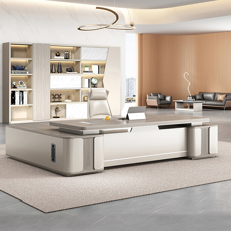 Boss Desk Office Desk and Chair Combination Accessible Luxury High-End Manager Ceo Desk Office Furniture Executive Desk Simple and Modern Boss Desk Office Desk and Chair Combination Accessible Luxury High-End Manager Ceo Desk Office Furniture Executive Desk Simple and Modern