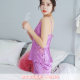 Sexy pajamas Female Xia Bing Silk Silk Short Sleeve Short Skin Campaign Two -piece Set Spring and Autumn Home Service