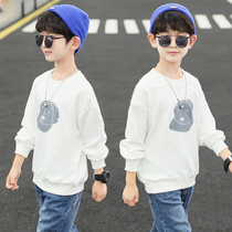 Boys Spring and Autumn long sleeve T-shirt childrens autumn clothes 2021 new boy foreign style top Child Base shirt