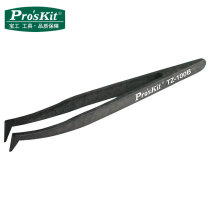 Taiwan Baogong TZ-100B anti-static curved mouth tweezers Fiber curved tip tweezers