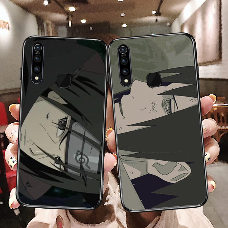 火影忍者宇智波佐助鼬VIVOZ5X/Z3X/X21前后指纹硅胶防摔手机壳X20PLUS磨砂软壳X9SPLUS超薄Z3/Z3i全包保护套