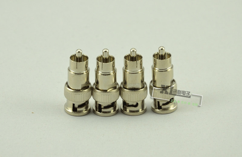 AV signal adapter BNC male to RCA Lotus male monitor Monitoring video signal conversion