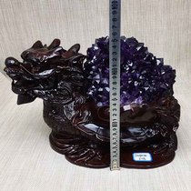 Natural Uruguay Amethyst Cave Money Bag Purple Crystal Cluster Amethyst Cave Chip Agate Basin Crystal Scrambler