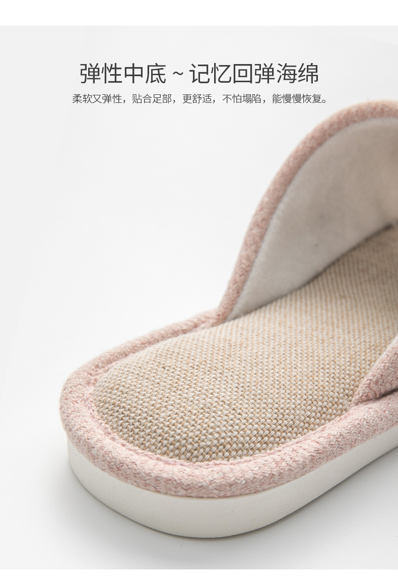 Mua một tặng một với dép lê mùa thu và mùa đông Đôi dép bông chống trượt mùa xuân nhà cotton và vải lanh nữ trong nhà Baotou nhà nam - Trang chủ dép lê đi trong nhà
