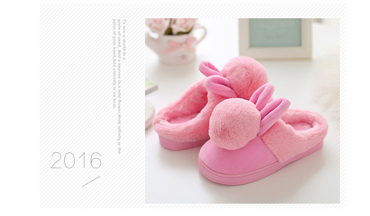 Pantoufles enfants en suède pour hiver - semelle plastique - Ref 986547 Image 24