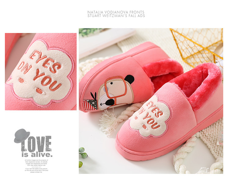 Pantoufles enfants en suède pour hiver - semelle plastique - Ref 1032181 Image 20