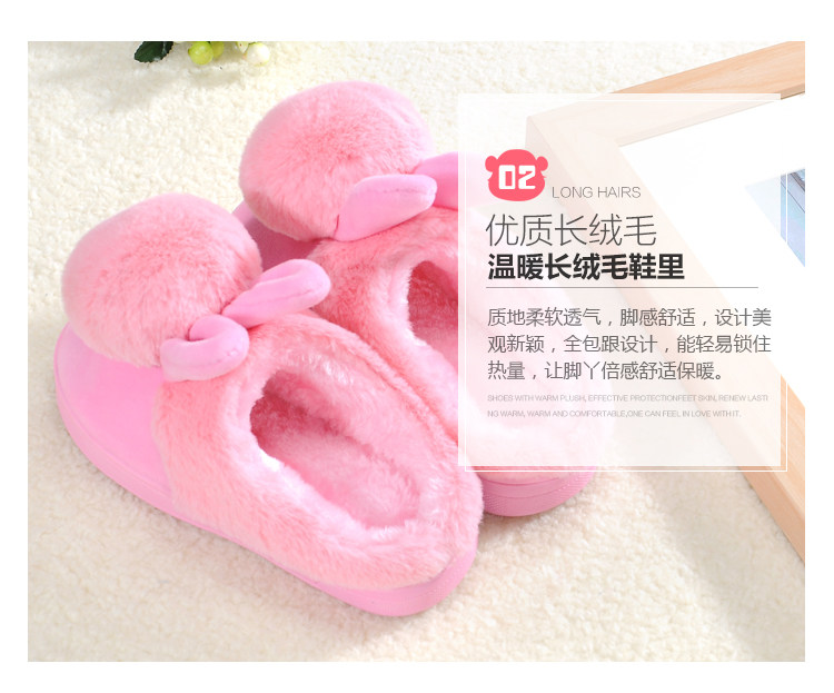 Pantoufles enfants en suède pour hiver - semelle plastique - Ref 986547 Image 53