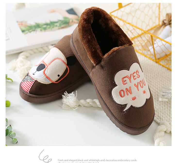 Pantoufles enfants en suède pour hiver - semelle plastique - Ref 1032181 Image 27