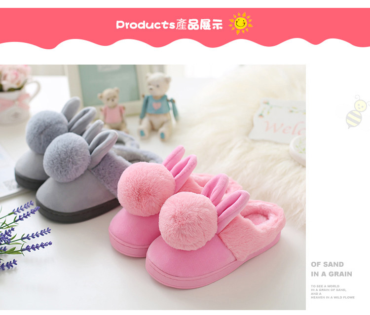 Pantoufles enfants en suède pour hiver - semelle plastique - Ref 986547 Image 23