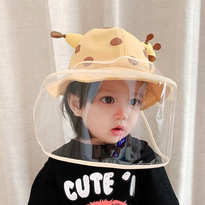 Baby sun visor baby protective face mask anti-fog face mask cover face children sunscreen and epidemic prevention go out mask