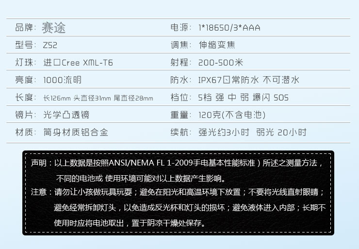 Eclairage pour vélo - phare - Ref 2400147 Image 4