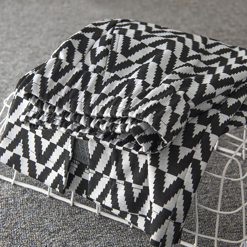 Tidal Wave Ripples High Waist Wide Pants Women 2022 Spring new open fork Thunder fashion Fashion Tug-Micro Horn Pants