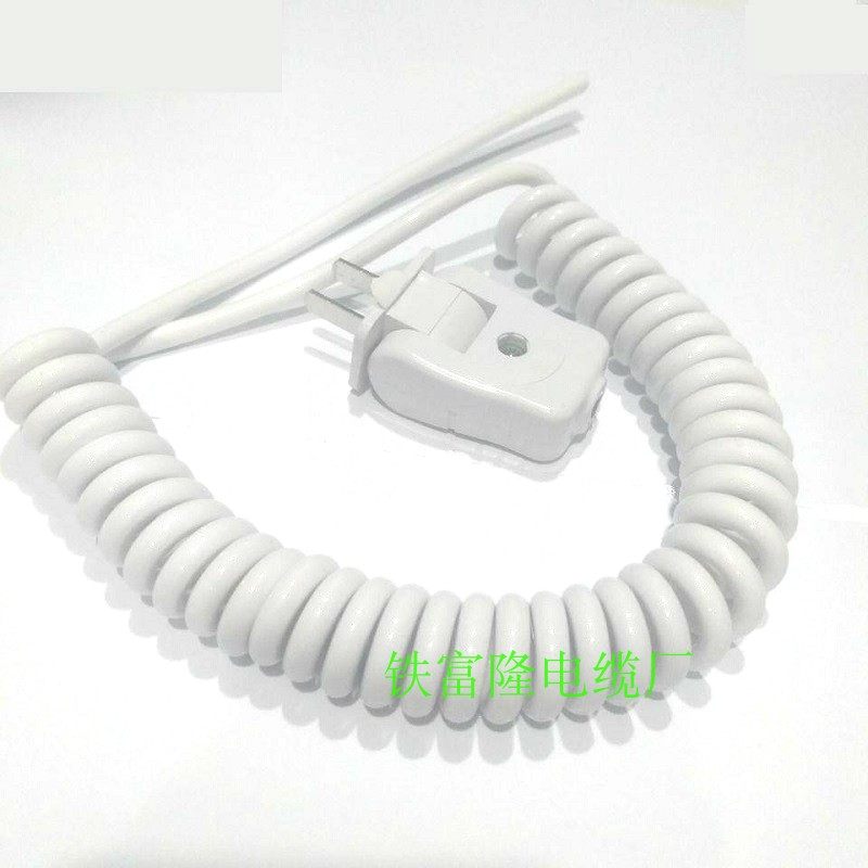 Hair Dryer Spiral Wire 2x1 0 Send Plug Spring Wire Hotel Wind Cylinder Exhibition Cabinet Selling kitchen-Taobao