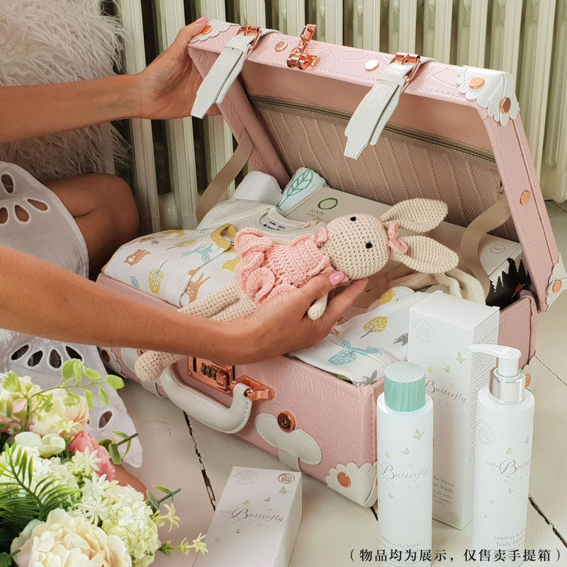 Retro Suitcases Newborn Gift Boxes Full Moon 100 Days Meet Gift Containing Box 13 16 18 Inch Suitcase