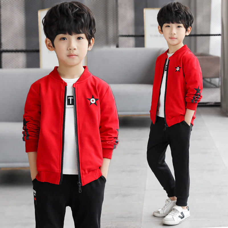 Boys ' Middle and large children's suit