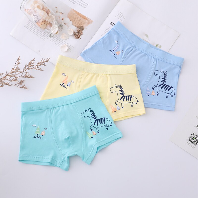 Children's four corners underwear Boys summer thin section 4-6 boys baby small, medium and large children 12-15 years old cotton bottom shorts