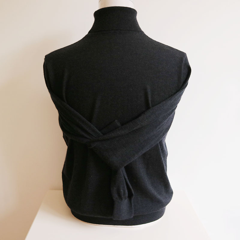 Áo len cashmere của nam giới Ordos Thành công Áo len cashmere cổ cao Worsted Siêu mỏng Áo len cao cổ siêu thoải mái - Áo len Cashmere quần áo mùa đông nam giới