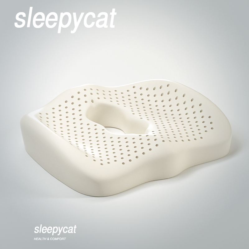 Thai natural latex beauty hip cushion computer chair cushion office breathable chair cushion pregnant woman butt hemorrhoid pad