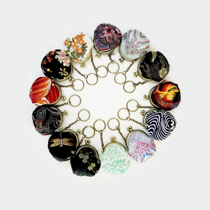 Fun Hand Grab Bag Buckle Zero Wallet Woman Mini Cute Korean Cloth Art Retro Coin Super Small Personality Wave