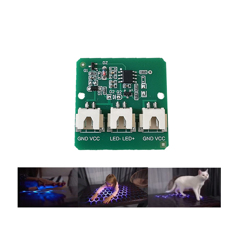 Shake-in-the-net red Glow River Starry Sky Desk Partition air Touch inductive switch LED asymptotic fading 5 12 24V-Taobao