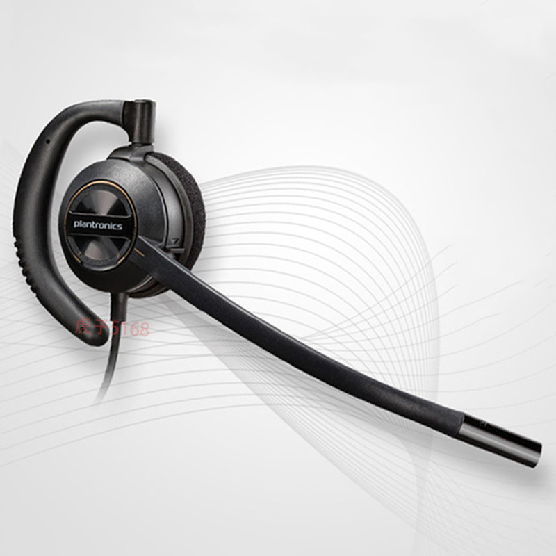 U.S. Plantronics Plantronics HW530 light riding ear-mounted noise-cancelling wired QD voice headset