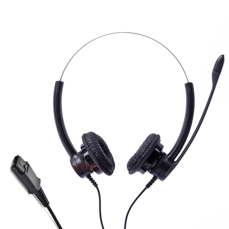 Plantronics Plantronics SP12-QD head-mounted noise-cancelling binaural with wheat wired customer service headset