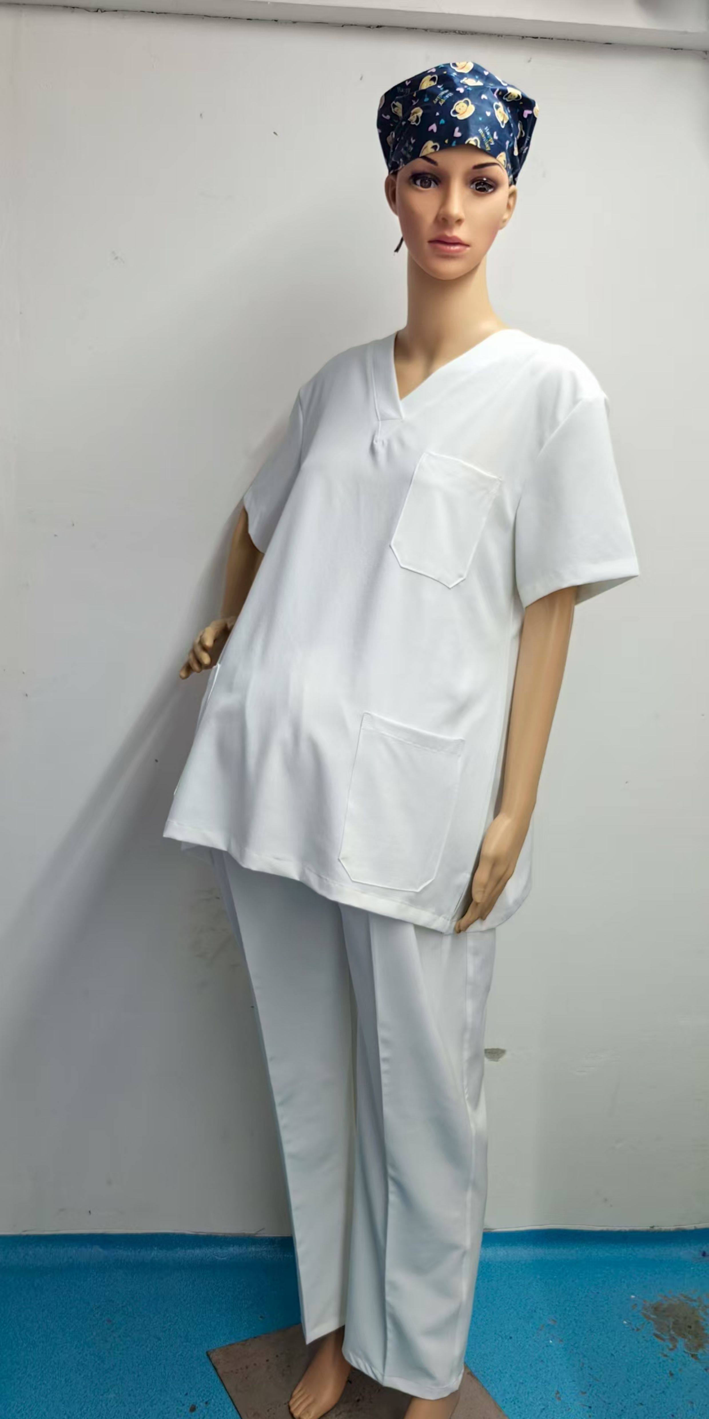 弹力托腹裤护士孕妇裤手术室手术衣医护刷手服女短袖速干医生服 — 19