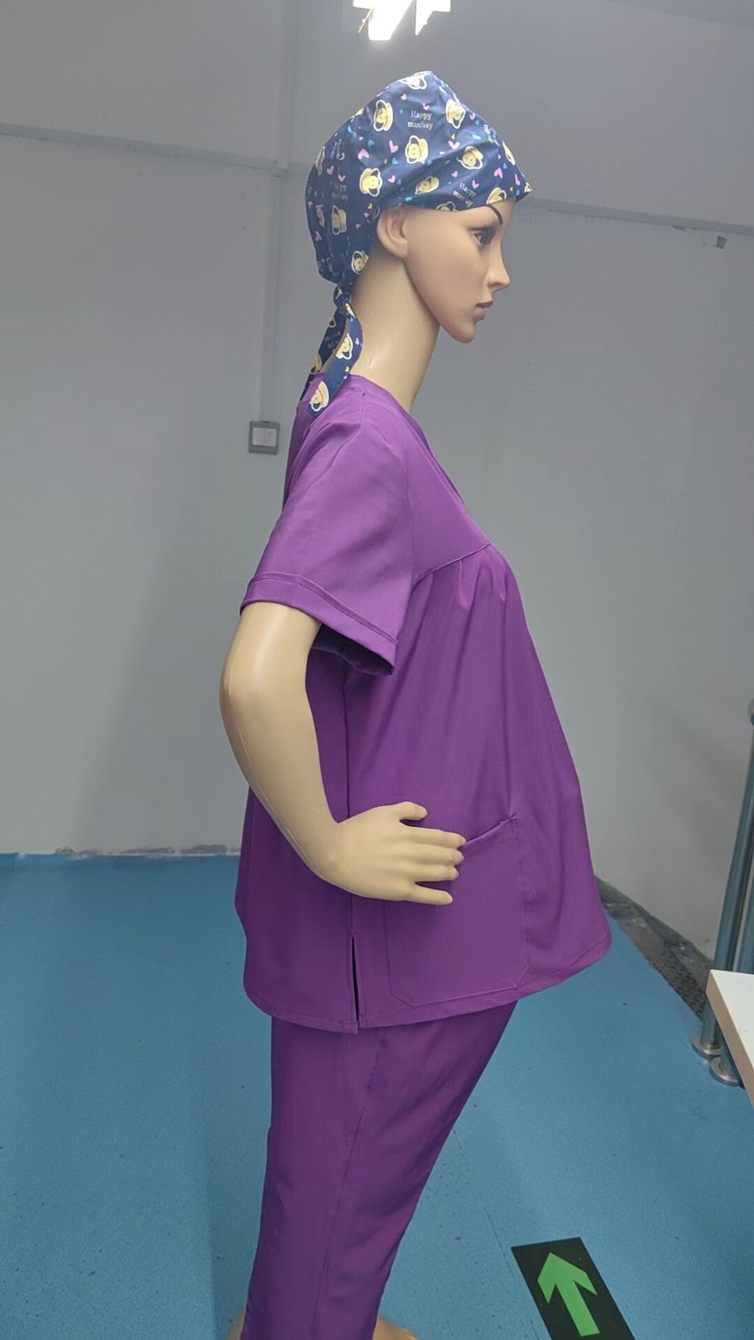 弹力托腹裤护士孕妇裤手术室手术衣医护刷手服女短袖速干医生服 — 28