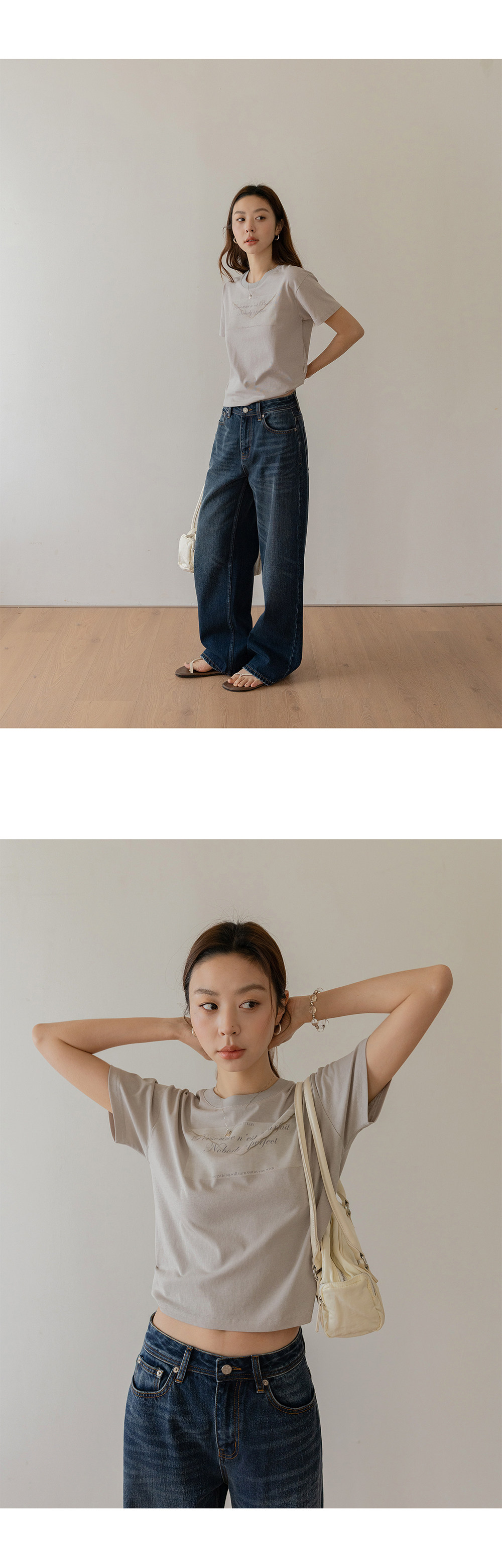 VNOOK женские джинсы прямого кроя со средней посадкой, весна-лето 2026, стройнящие свободные повседневные брюки