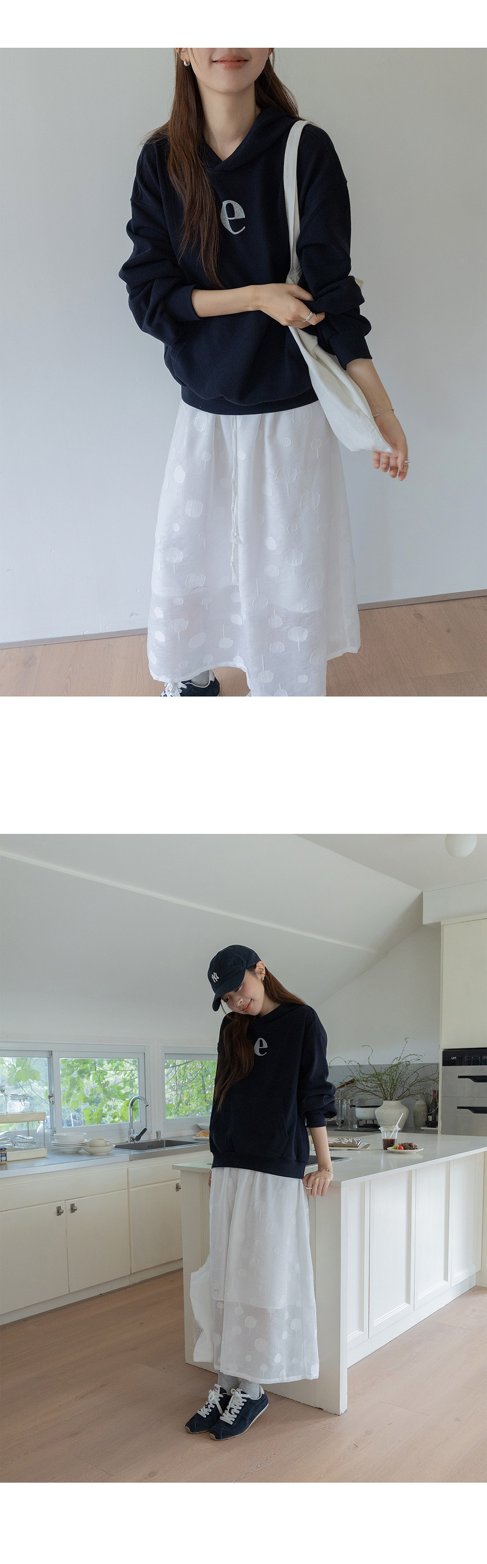 VNOOK женская длинная А-силуэтная юбка с объемным жаккардом на резинке 2026 весенняя новинка свободного покроя повседневная