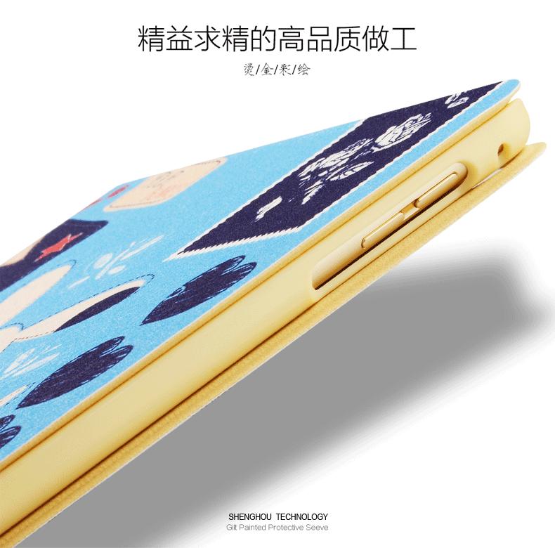 Táo iPad4 ngủ iPad2 bảo vệ tay áo bao da iPad3 tablet đầy đủ viền thả nhà đứng - Phụ kiện máy tính bảng bàn phím logitech cho ipad