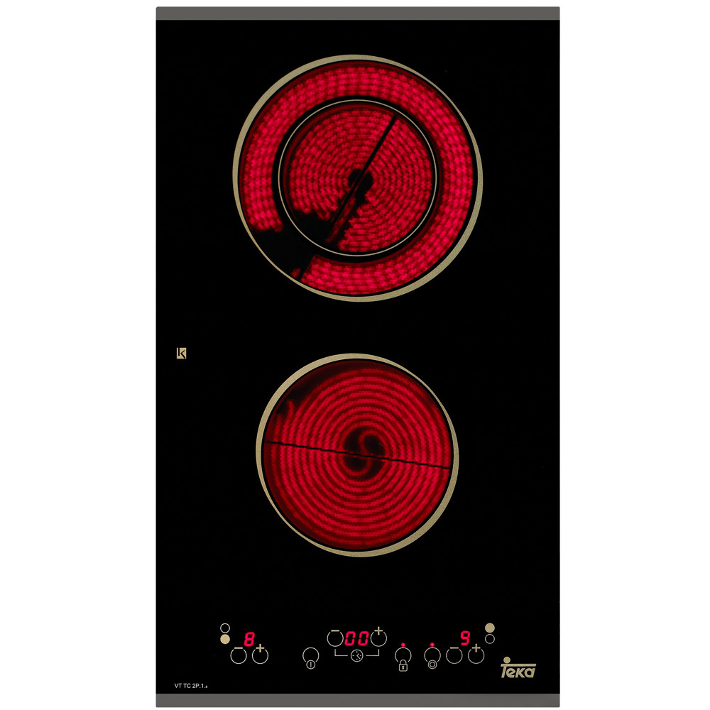 Original imported Deger TEKA VT TC 2P 1 domino embedded black crystal furnace