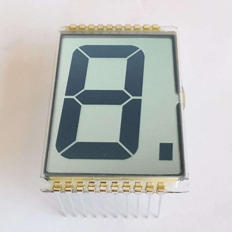 1-bit 8-field code LCD display static drive TN wide temperature liquid crystal digital tube segment lcd screen EDC004A