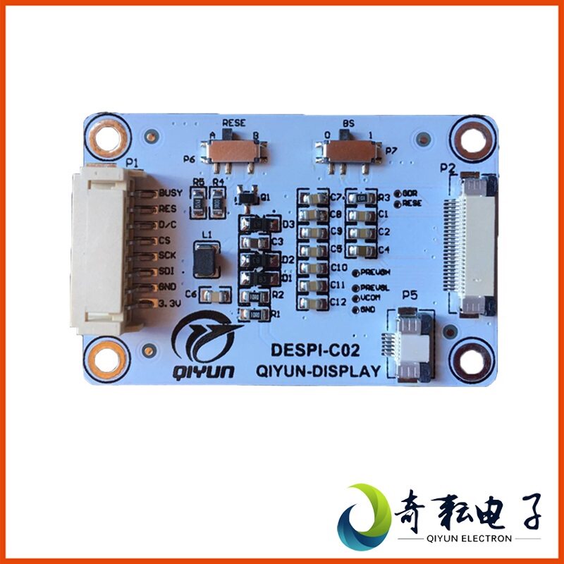 SPI serial port EINK electronic paper ink screen DEMO development board kit Boost circuit adapter board DESPI-C02