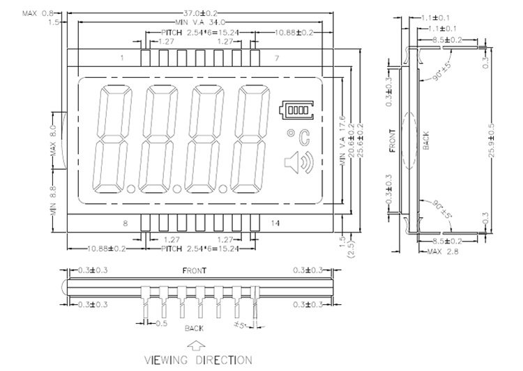 GD46532 Размер логики